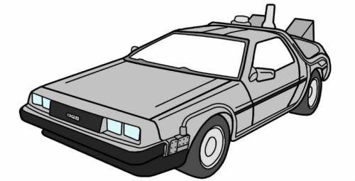 This is an image of delorean